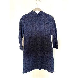 Blue Zara Lace Dress for Sale up to 90% Off: Poshmark